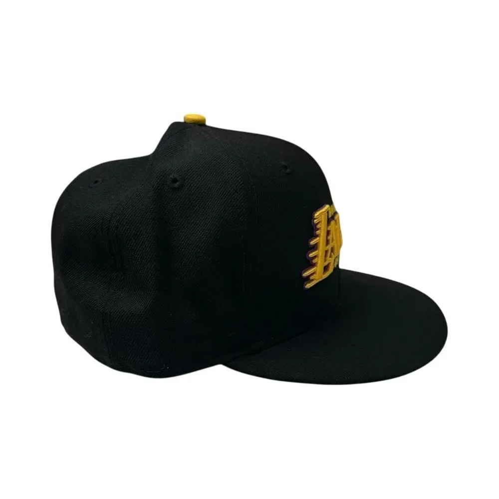 Born X Raised Los Angeles Lakers New Era Fitted Wool Hat 7 1/8